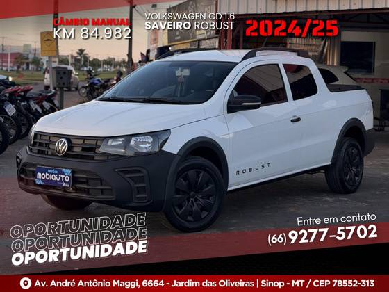 VOLKSWAGEN SAVEIRO 1.6 MSI ROBUST CD 16V FLEX 2P MANUAL